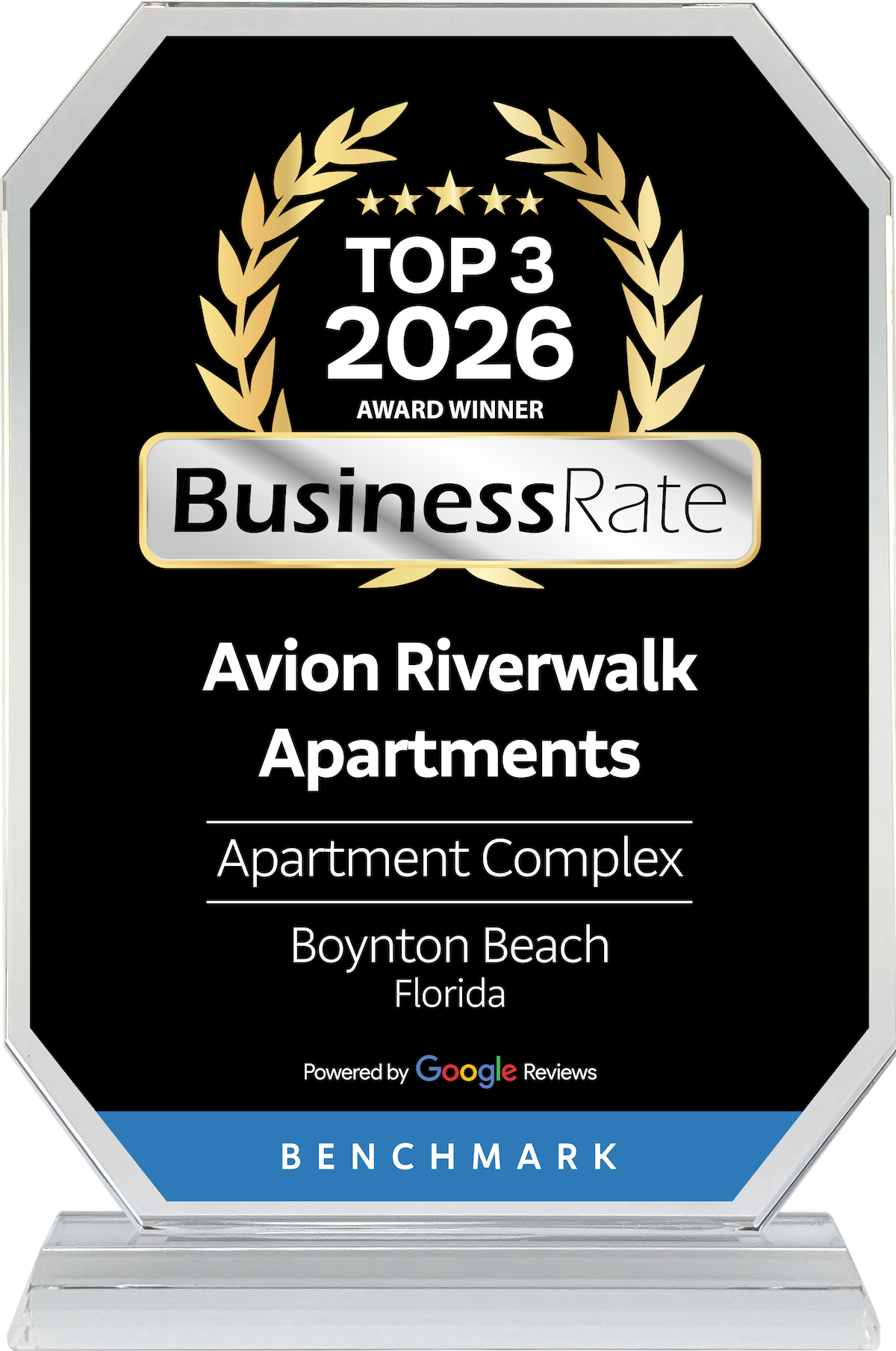 BusinessRate 2026 Top 3 Award Winner